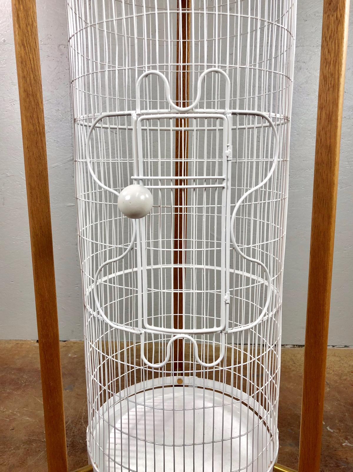 Superb bird cage by Frederick Weinberg in excellent condition.