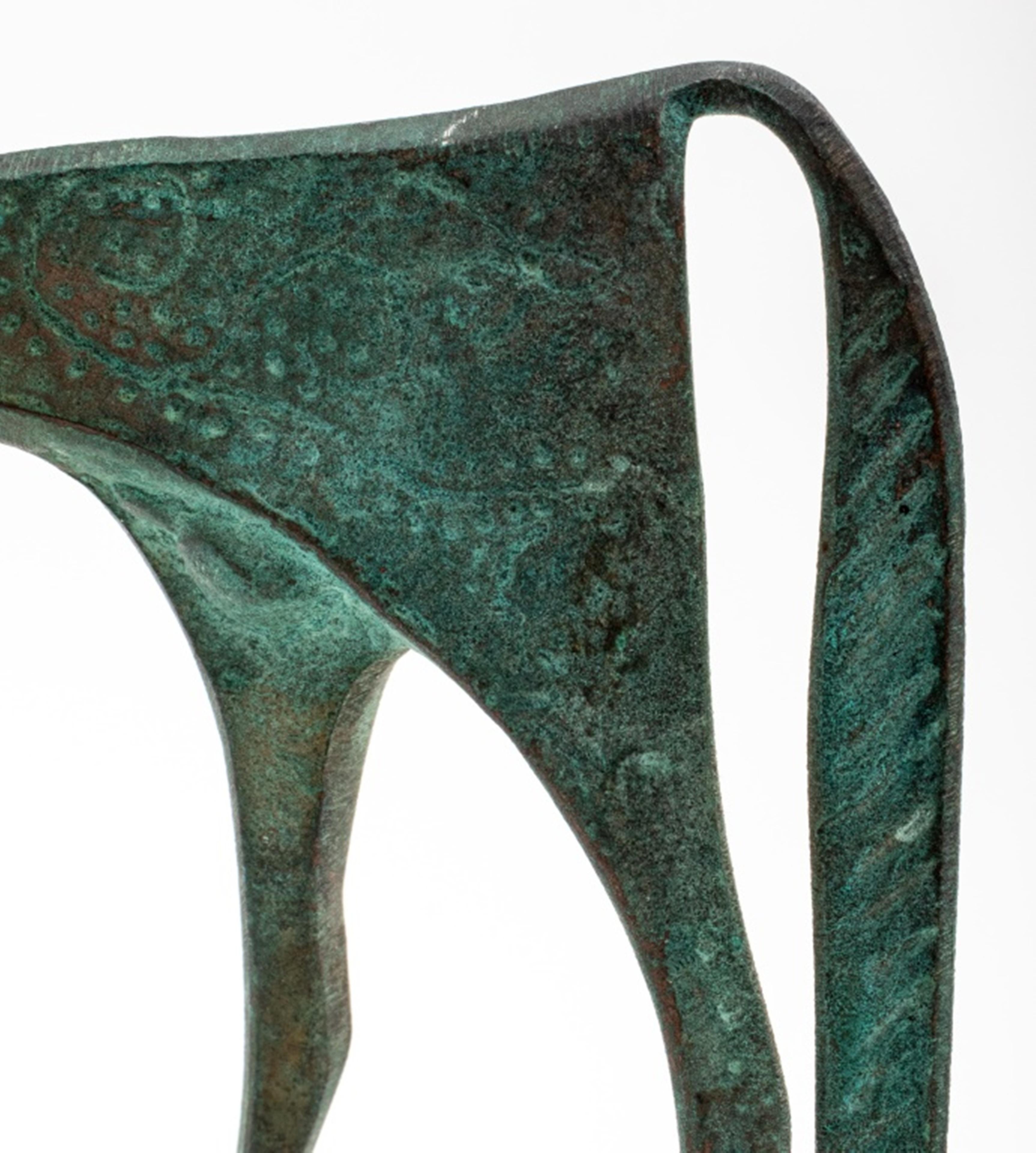Frederick Weinberg Bronze-Pferdeskulptur im Angebot 1