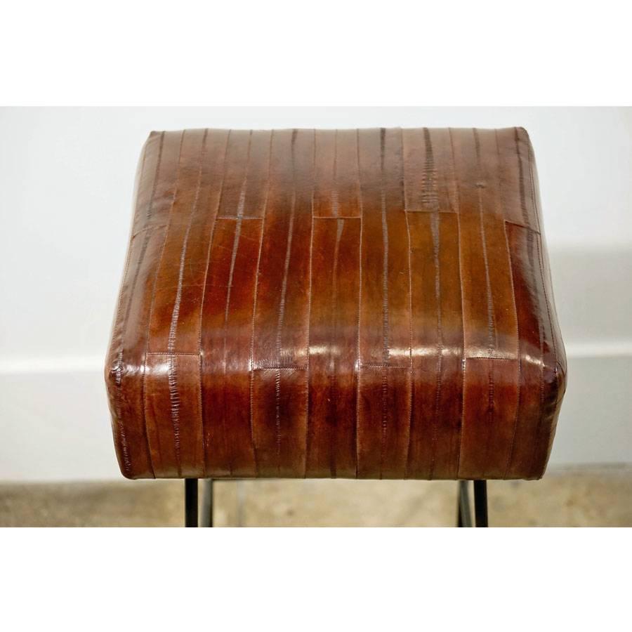 Frederick Weinberg EEL Skin Stools In Good Condition For Sale In Los Angeles, CA