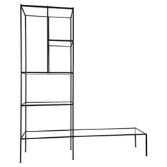 Frederick Weinberg Iron and Glass Etagere