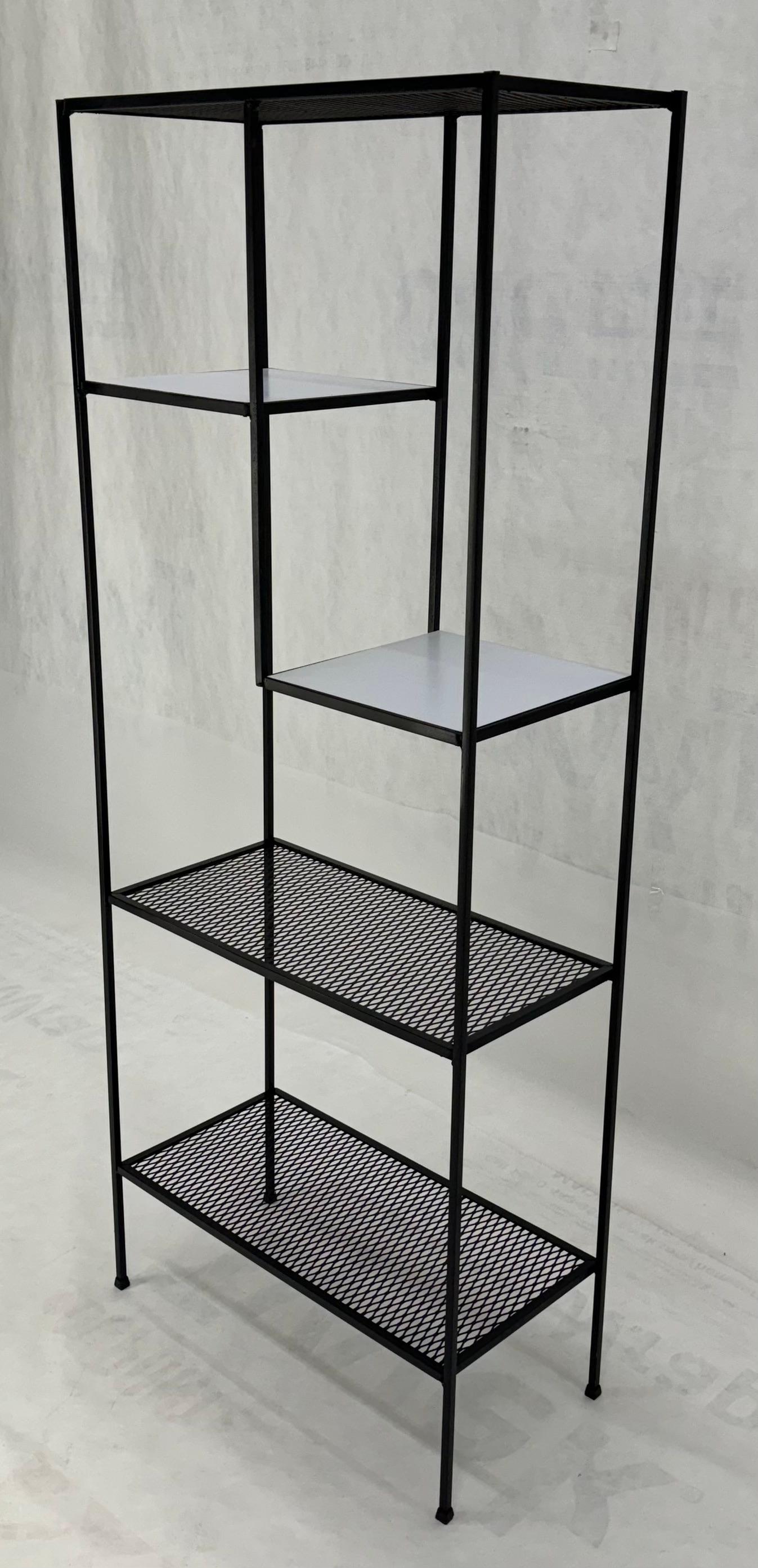 Frederick Weinberg Ferro smalto bianco e rete metallica Scaffali Etagere MINT! in vendita 4