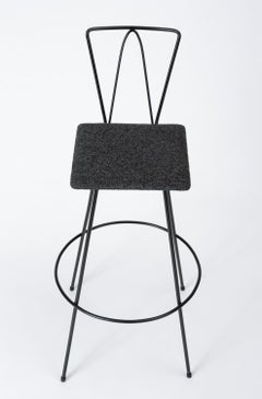 Frederick Weinberg Style Modernist Wire Bar Stool