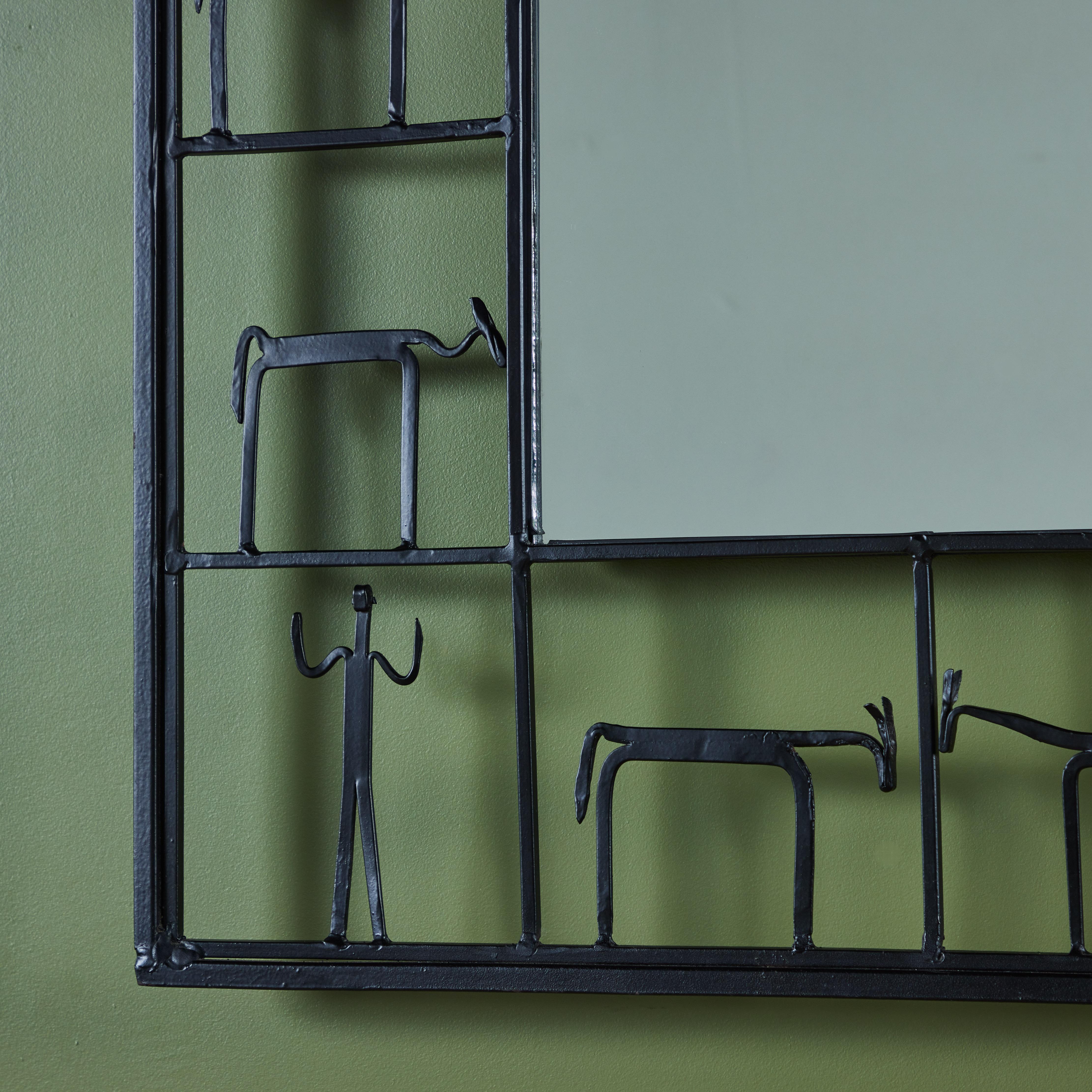 Wandspiegel im Stil von Frederick Weinberg im Angebot 1