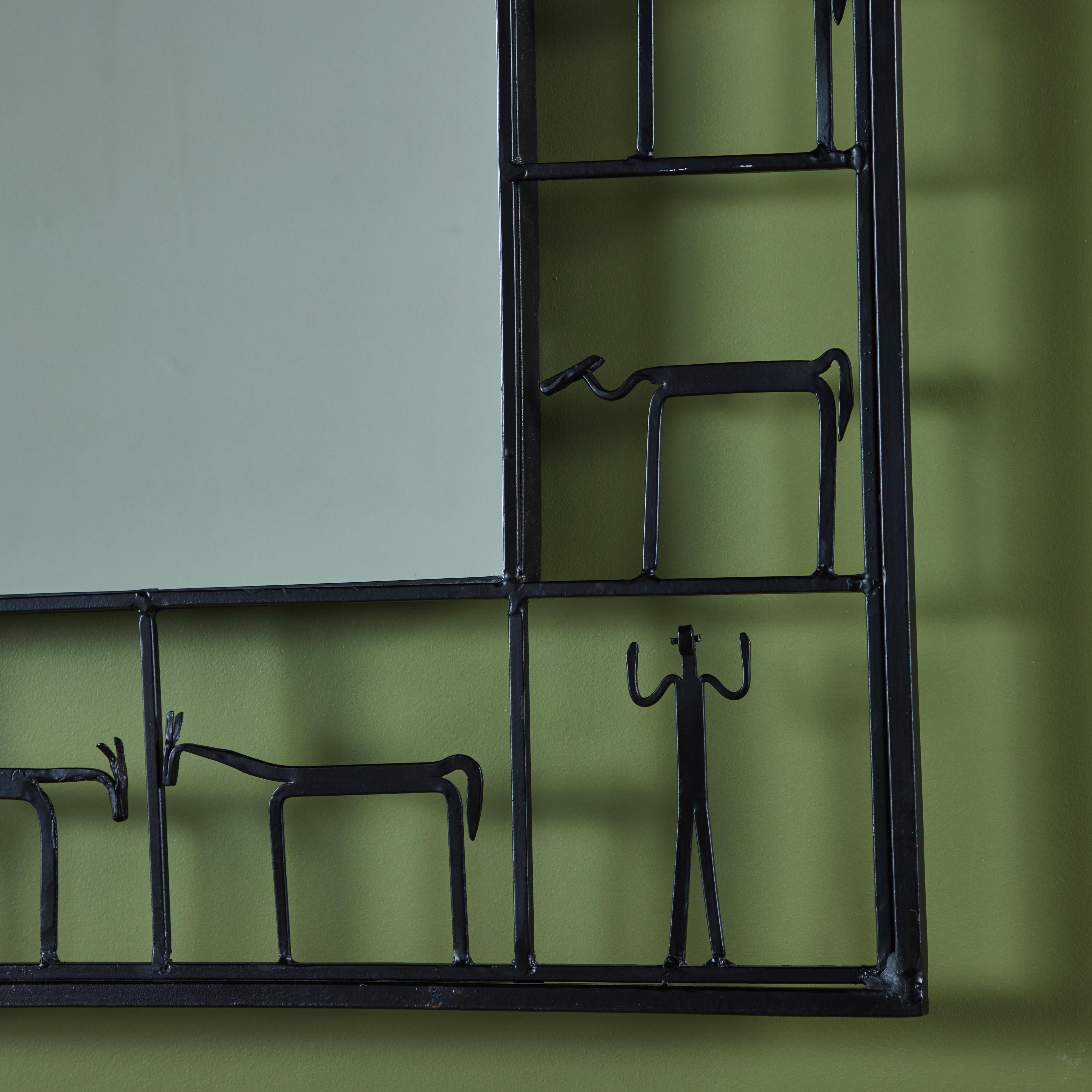 Wandspiegel im Stil von Frederick Weinberg im Angebot 2