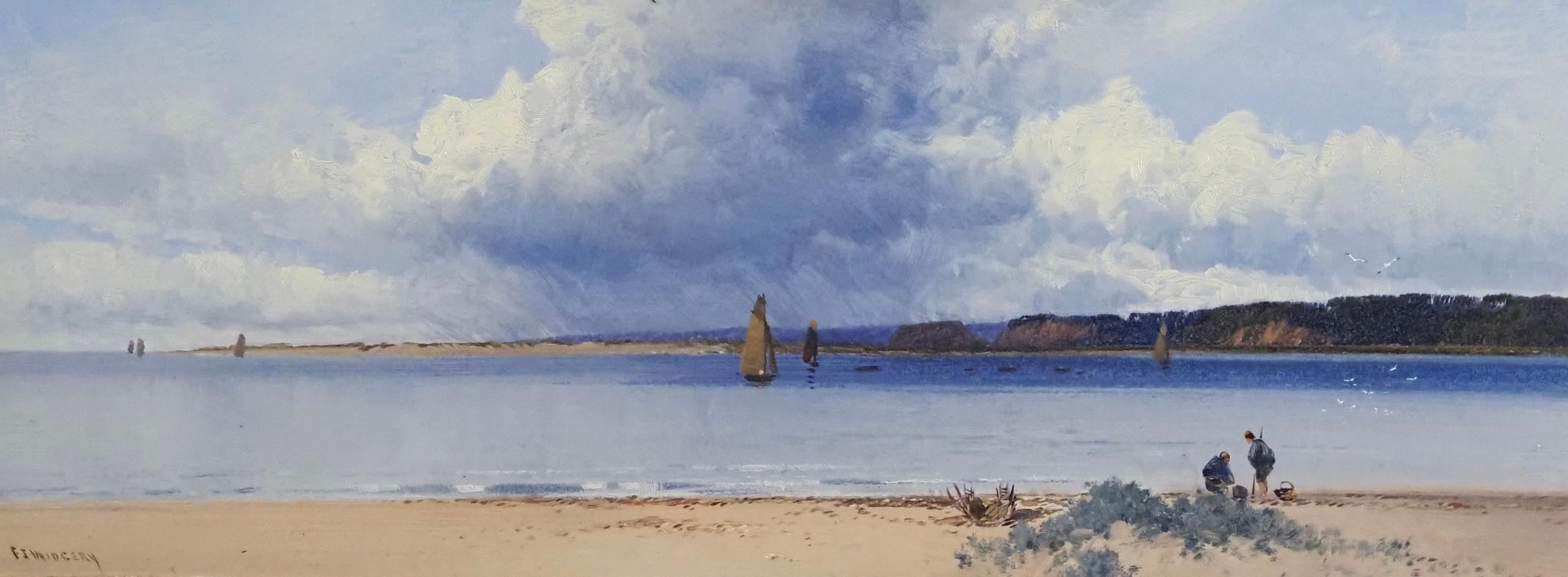 Dawlish Warren from the Exmouth Shore - Painting by Frederick Widgery