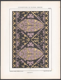 Suggestions in Floral Design, Frederick Hulme, 19th century chromolithograph