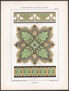 Suggestions in Floral Design, Frederick Hulme, Chromolithographie des 19. Jahrhunderts