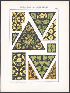 Suggestions in Floral Design, Frederick Hulme, 19th century chromolithograph