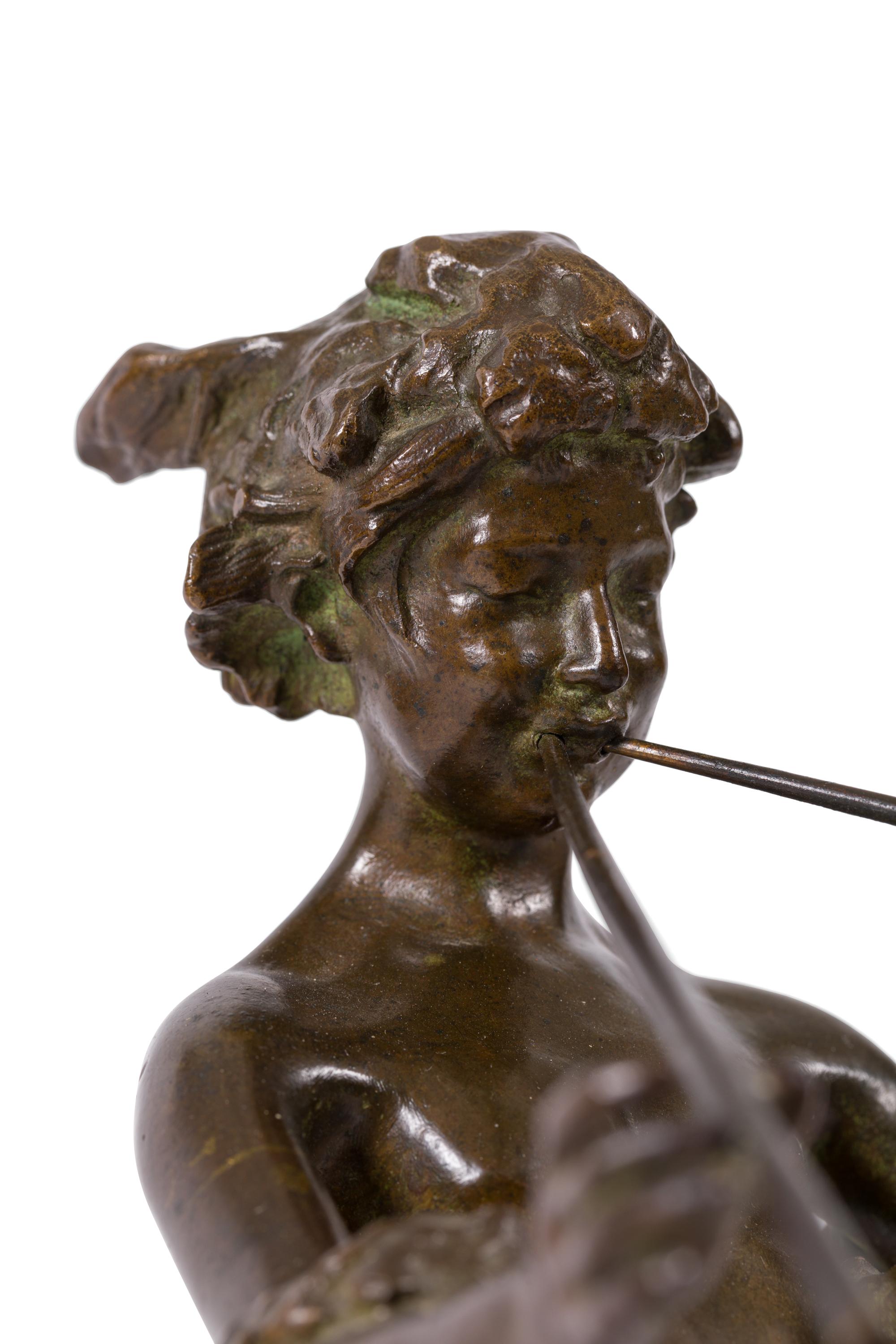 Frederick William MacMonnies Bronze „Pan of Rohallion“, USA 1990er Jahre, entworfen 1890 im Zustand „Gut“ im Angebot in New York, NY