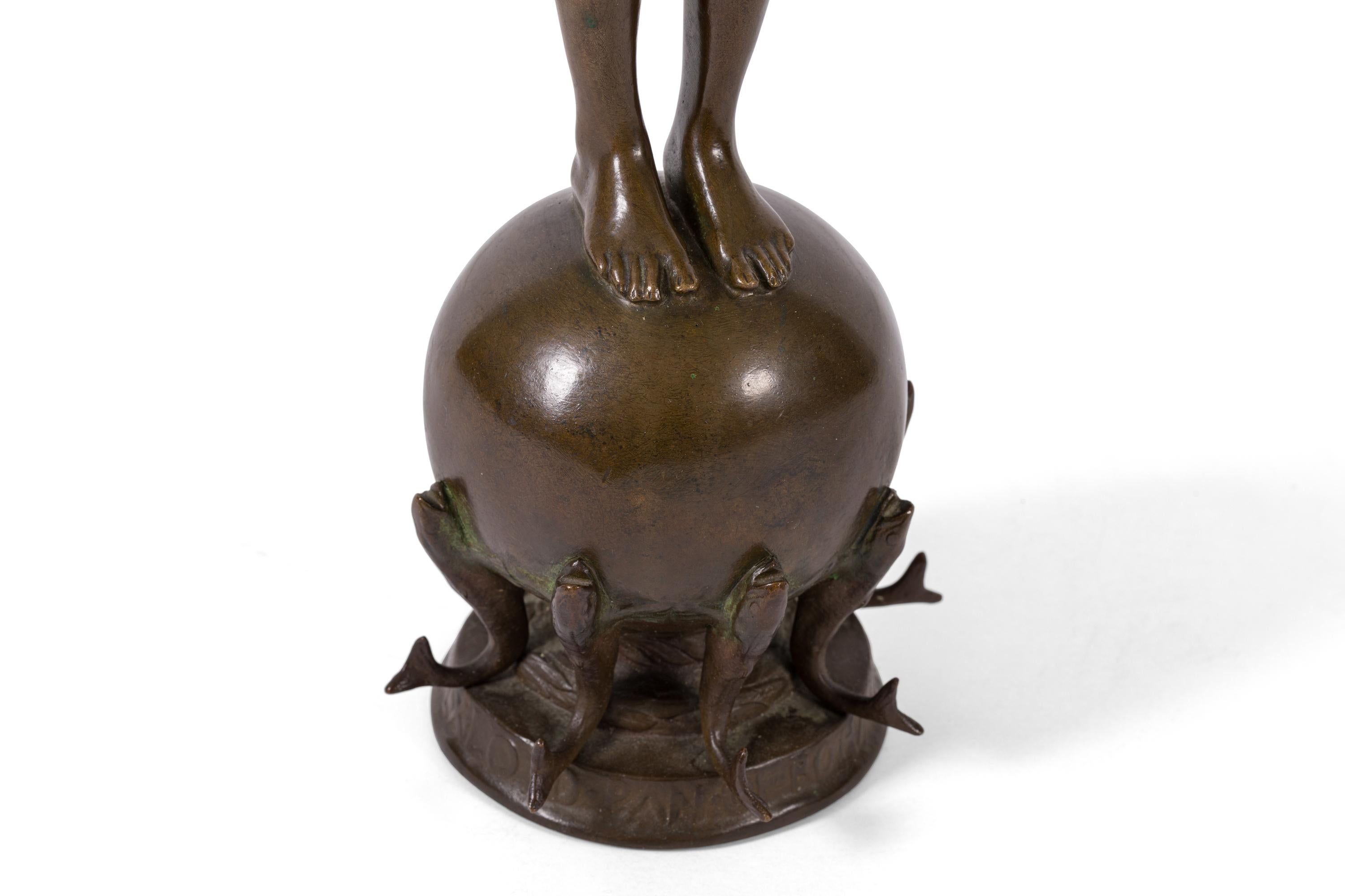 Frederick William MacMonnies Bronze „Pan of Rohallion“, USA 1990er Jahre, entworfen 1890 (Ende des 20. Jahrhunderts) im Angebot