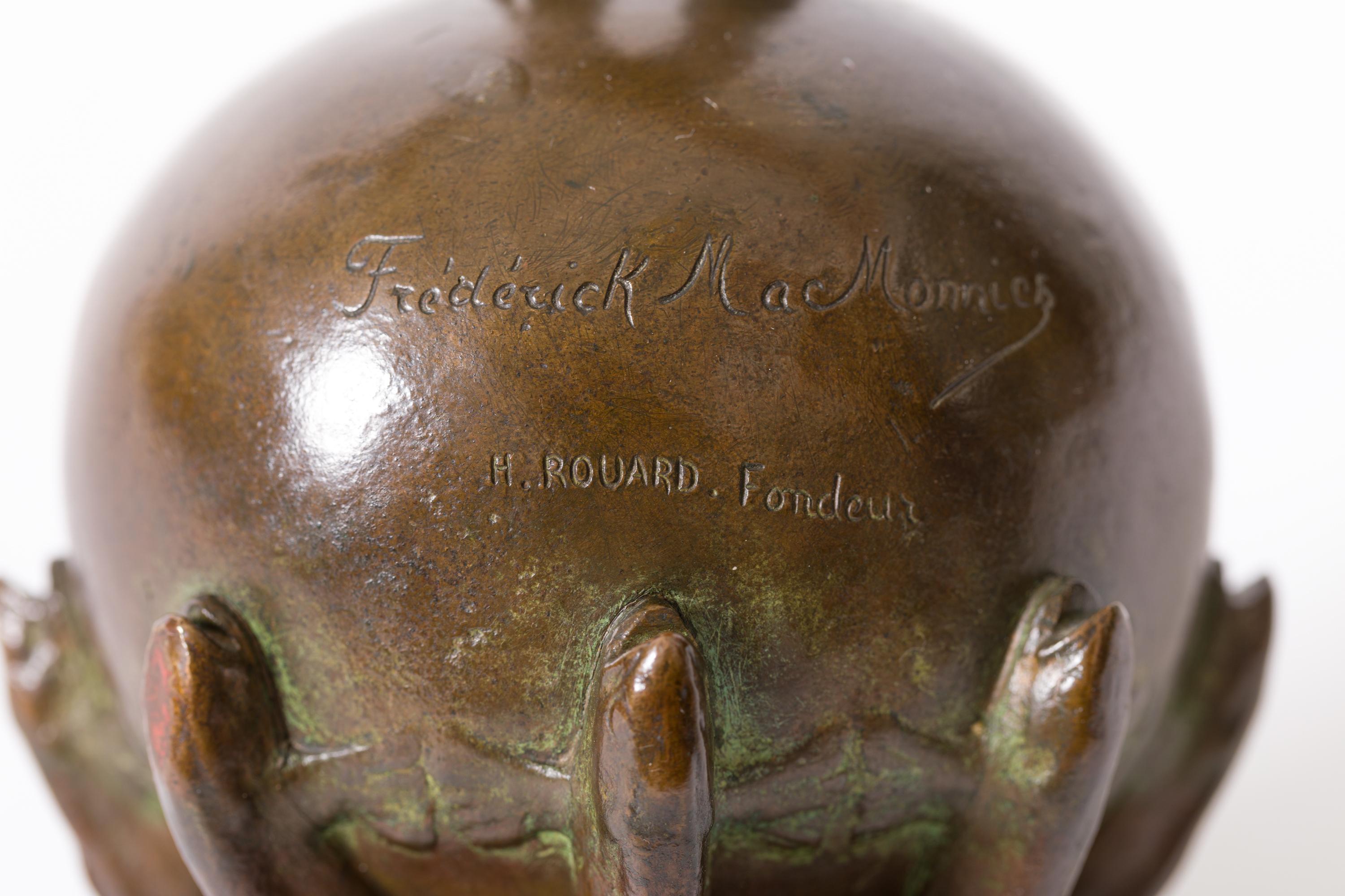 Frederick William MacMonnies Bronze „Pan of Rohallion“, USA 1990er Jahre, entworfen 1890 im Angebot 1