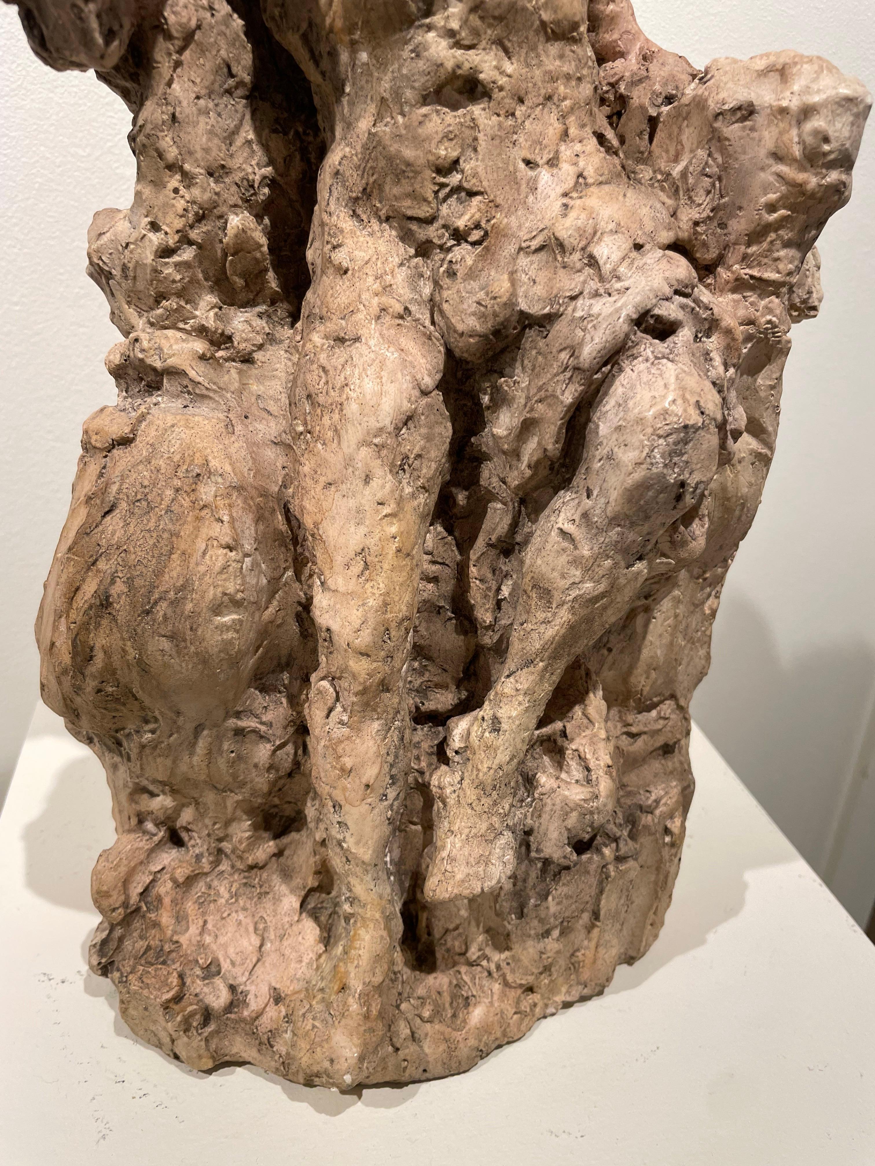 Model Study for Truth Sculpture at NY Public Library of Seated Man For Sale 8