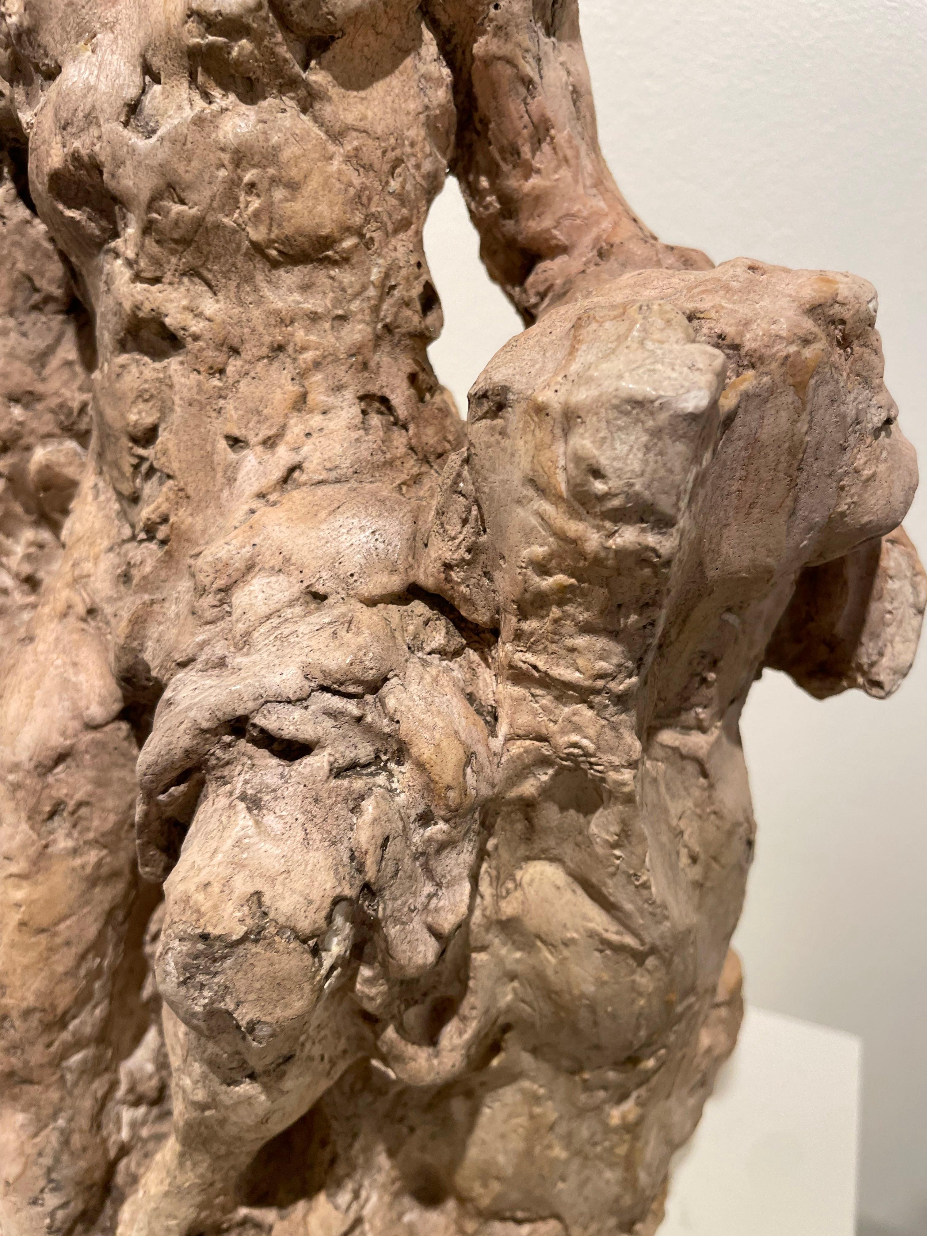 Model Study for Truth Sculpture at NY Public Library of Seated Man For Sale 6