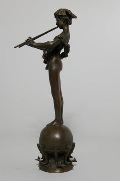Pan of Rohallion, 1889-90 classical bronze sculpture