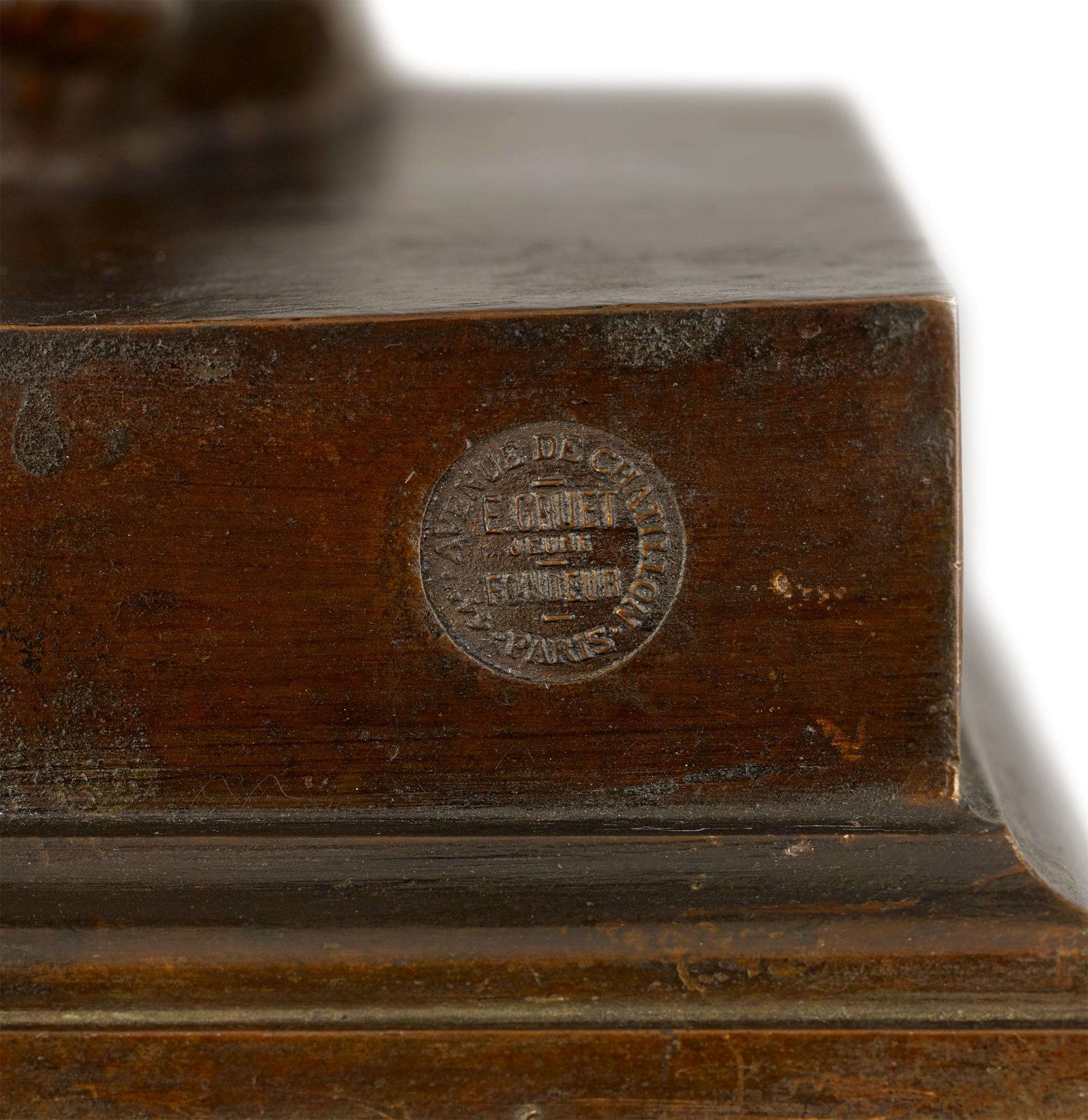 Estatuilla de bronce patinado de William Shakespeare en venta 3