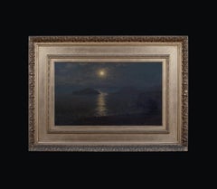 Moonlit Coastal Landscape, 19th Century