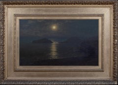 Moonlit Coastal Landscape, 19th Century