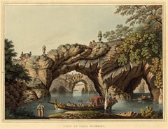 Vista de la Villa de Scabrosa, según Luigi Mayer