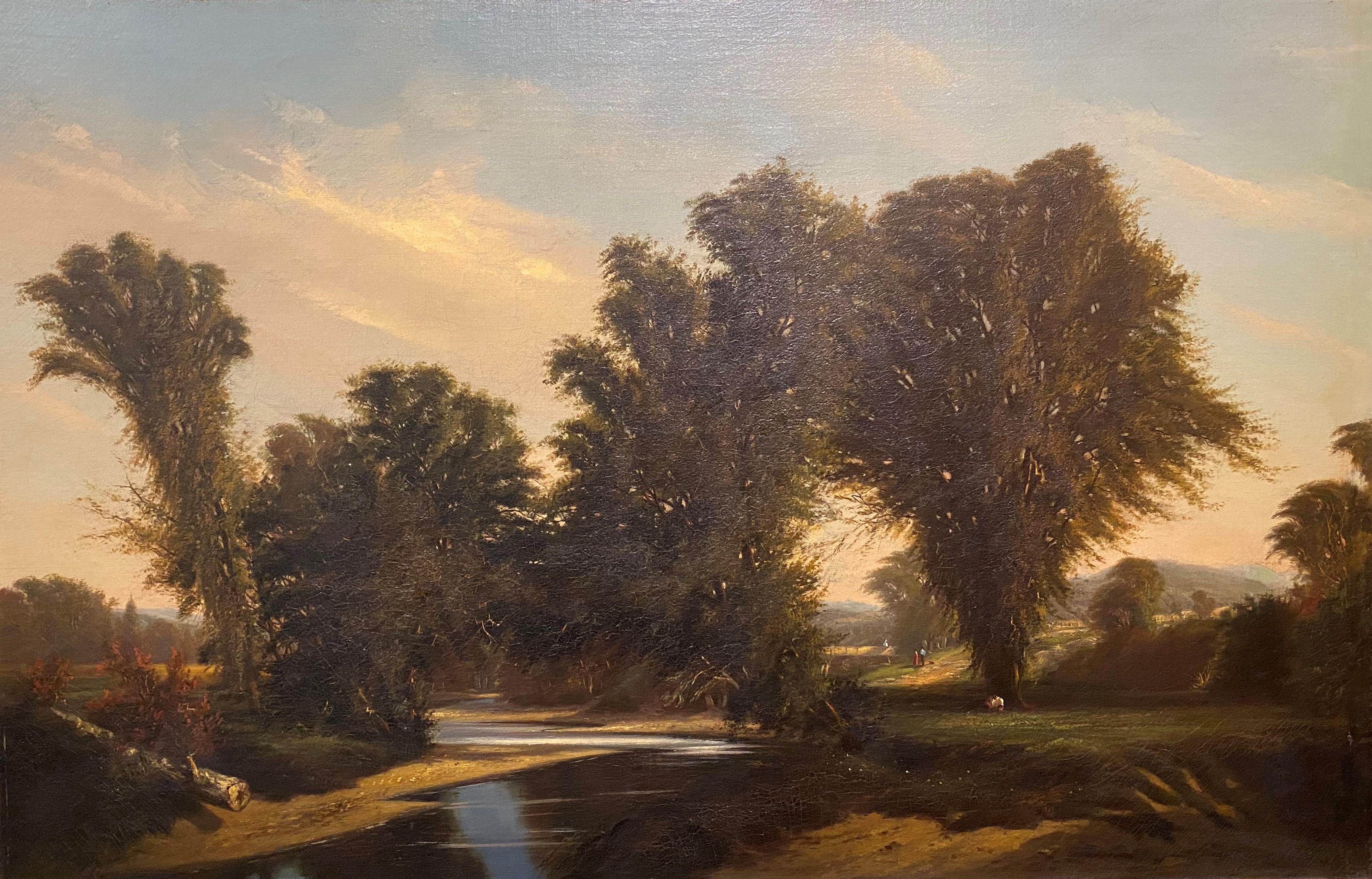 Vista Desde West Campton, New Hampshire - Painting de Frederick Williams