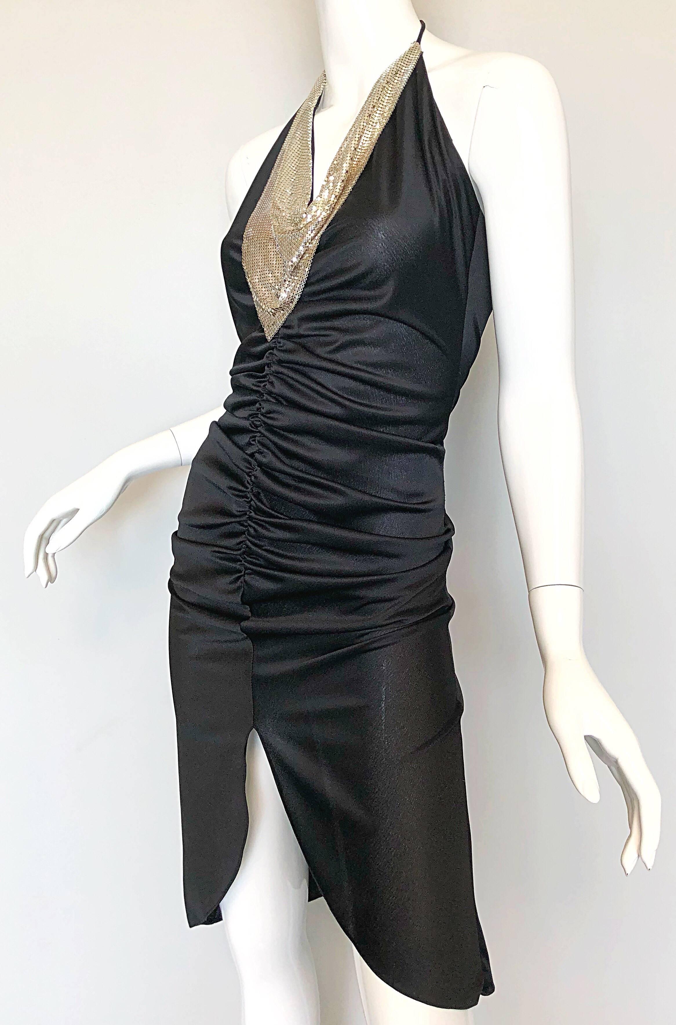1970s black dress