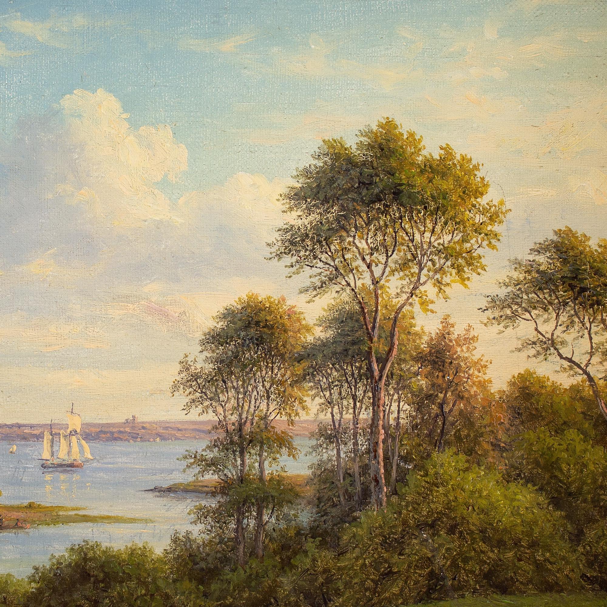 Frederik Christian Kiærskou, Svendborg With A View To Taasinge, Denmark 5