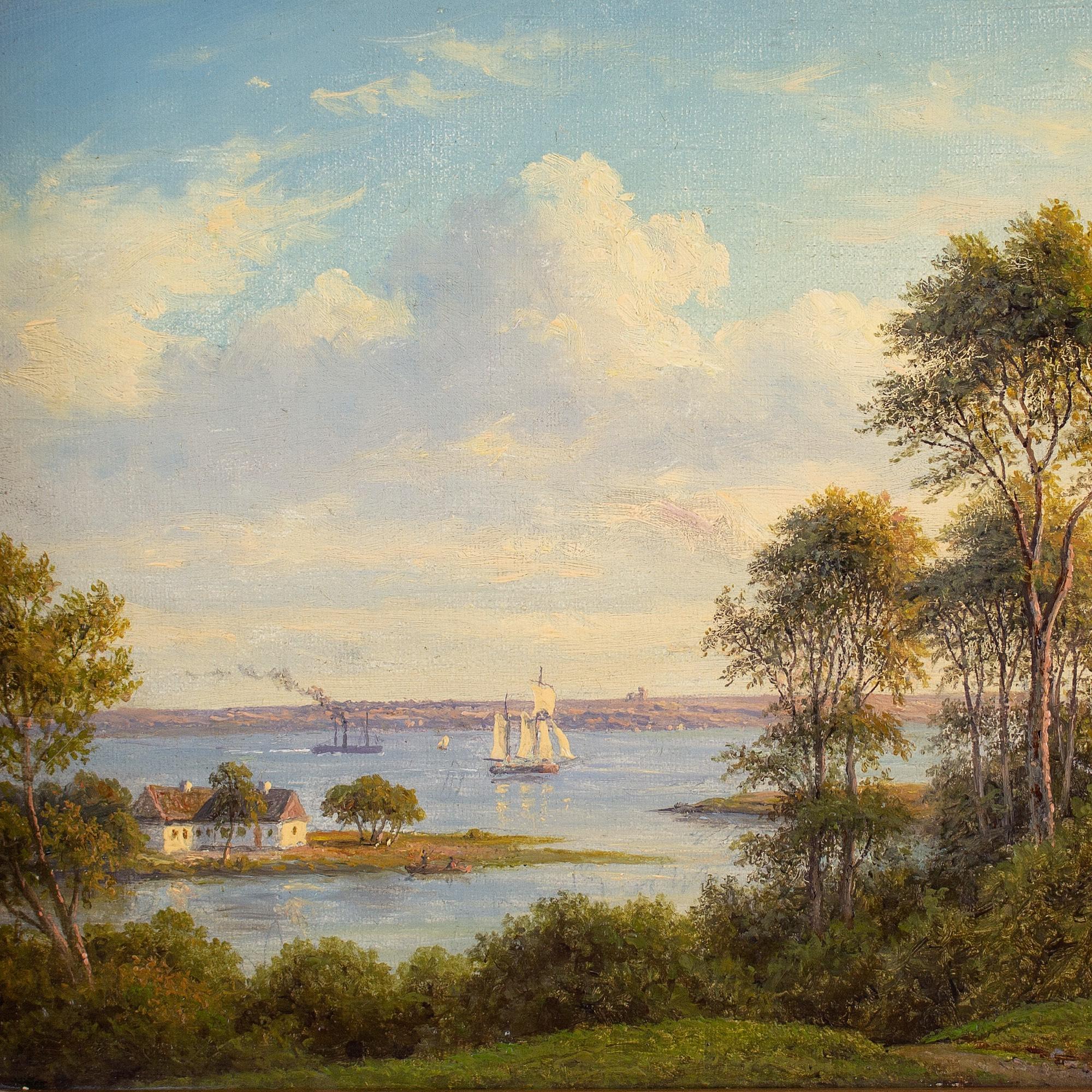 Frederik Christian Kiærskou, Svendborg With A View To Taasinge, Denmark 6