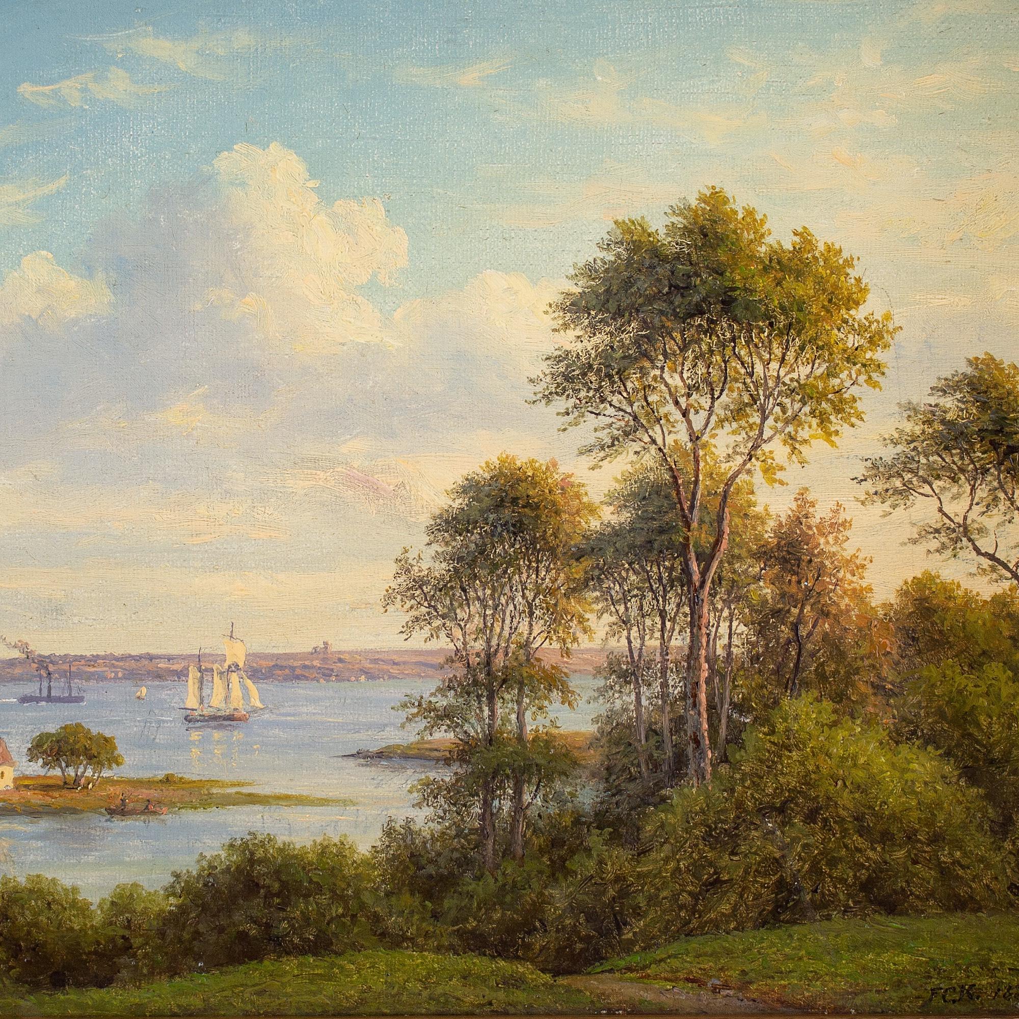 Frederik Christian Kiærskou, Svendborg With A View To Taasinge, Denmark 7