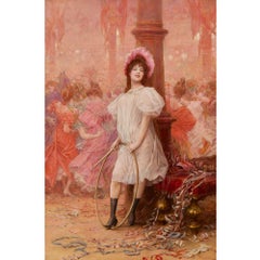 'The Hoop Girl' by Frederik Hendrik Kaemmerer