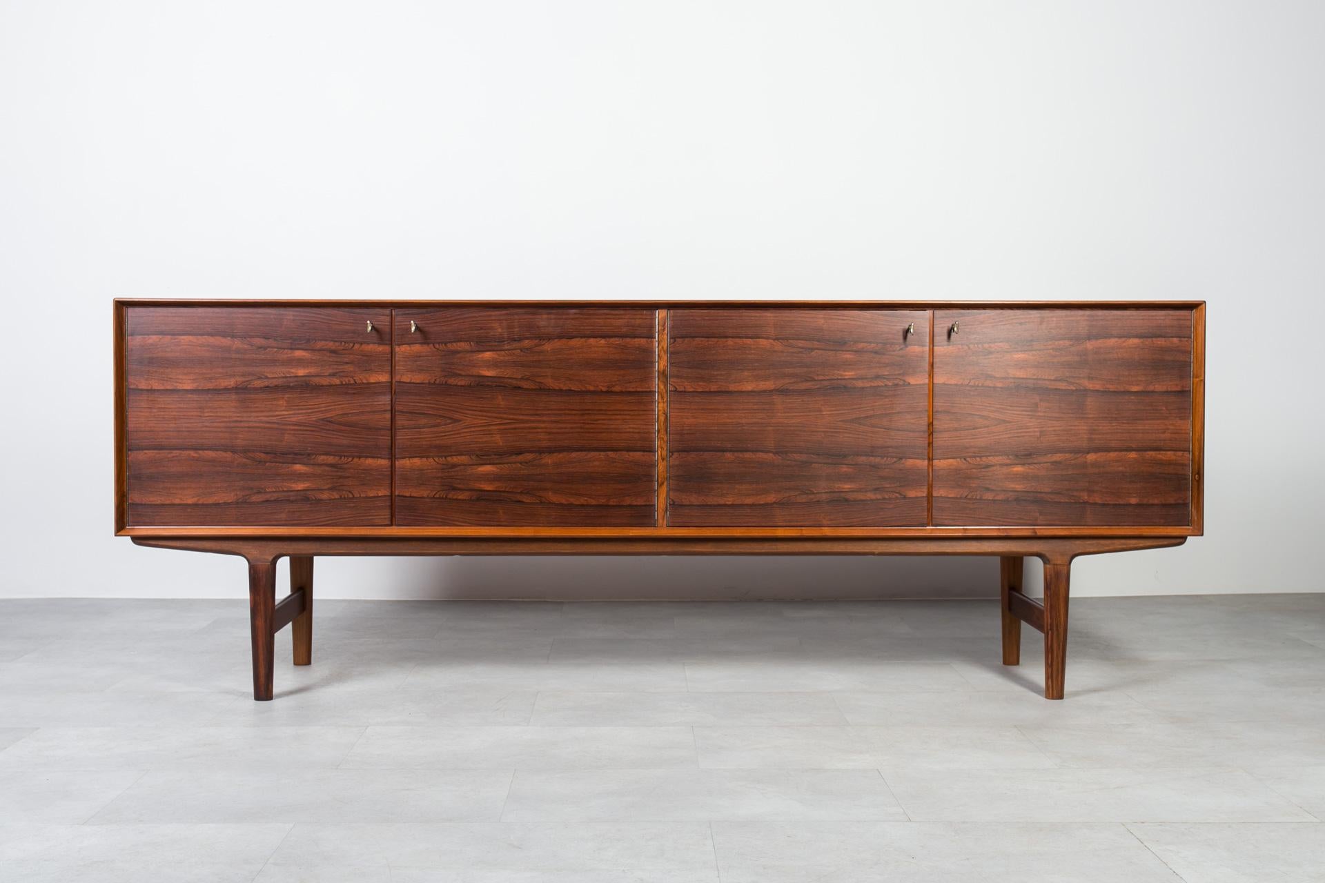 Mid-Century Modern Frederik Kayser HERTUG Sideboard for Viken Møbelfabrikk, Norway, 1960s For Sale