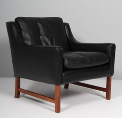 Frederik Kayser Lounge Chair, Rosewood and Leather, Norway