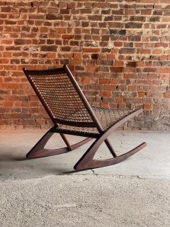 Frederik Kayser Model 599 Teak Rocking Chair, Norway, circa 1960s