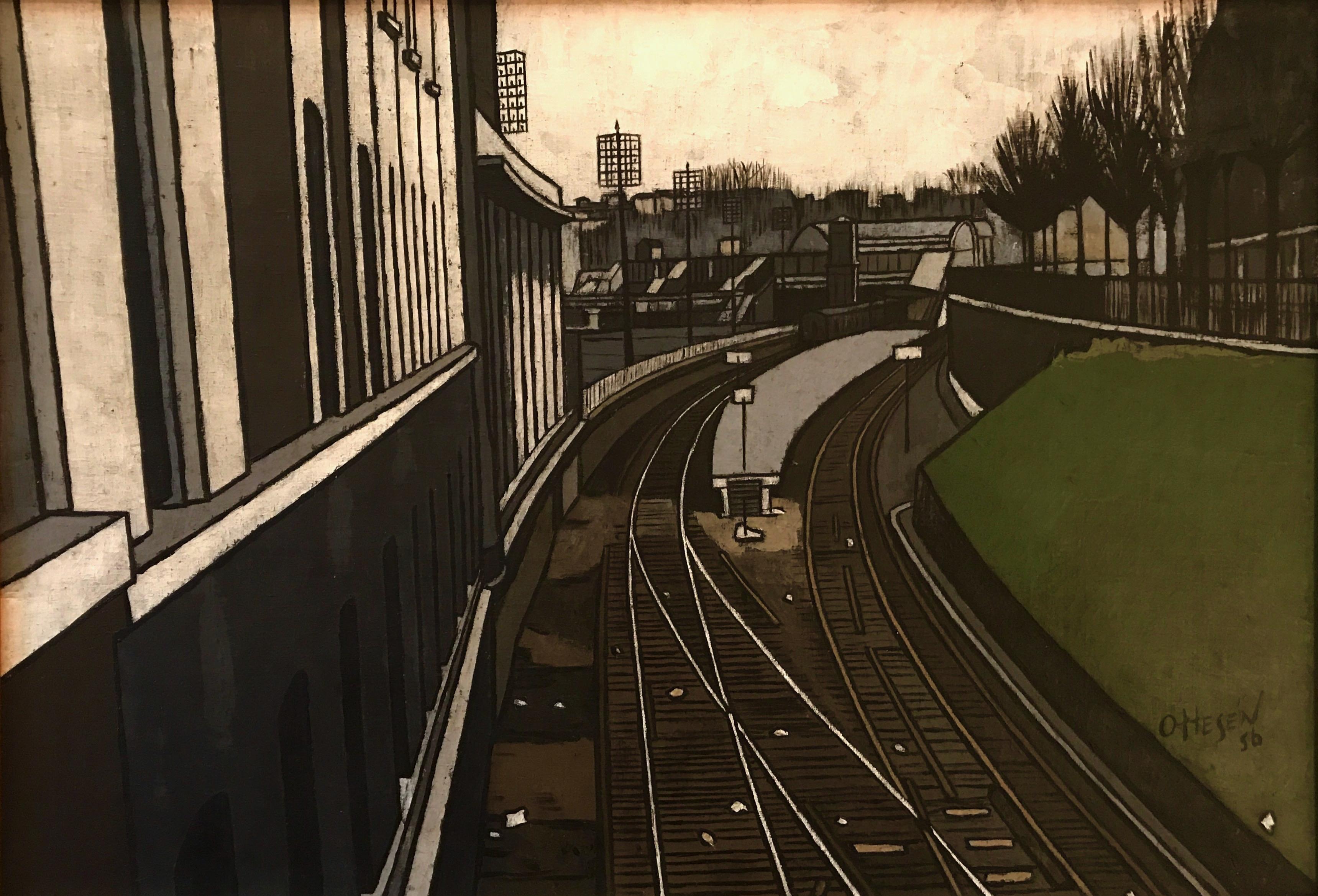 Tracks, Outskirts of Paris by Frederik Ottesen 1