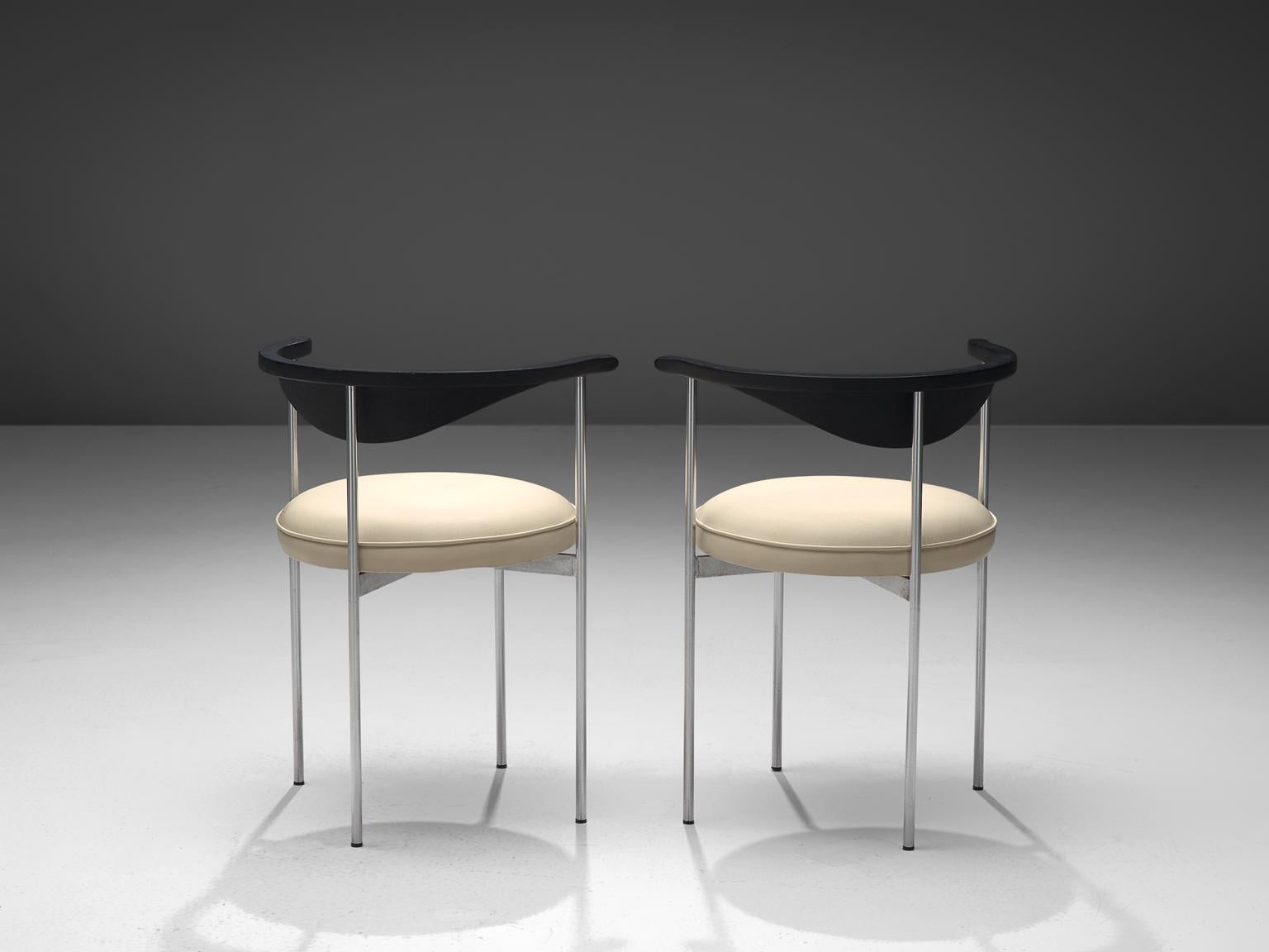 Scandinavian Modern Frederik Sieck Set of Four Dining Chairs