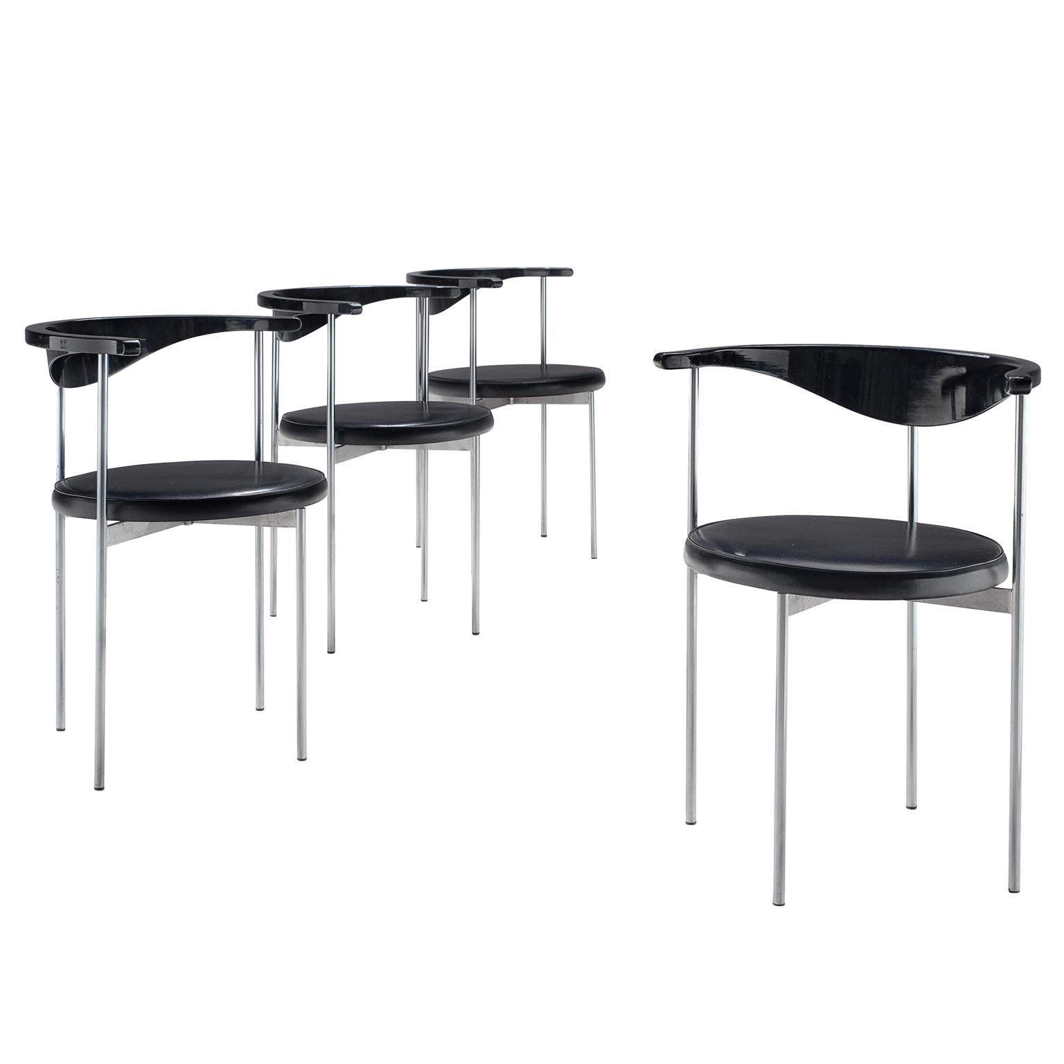Frederik Sieck Set of Four Dining Chairs