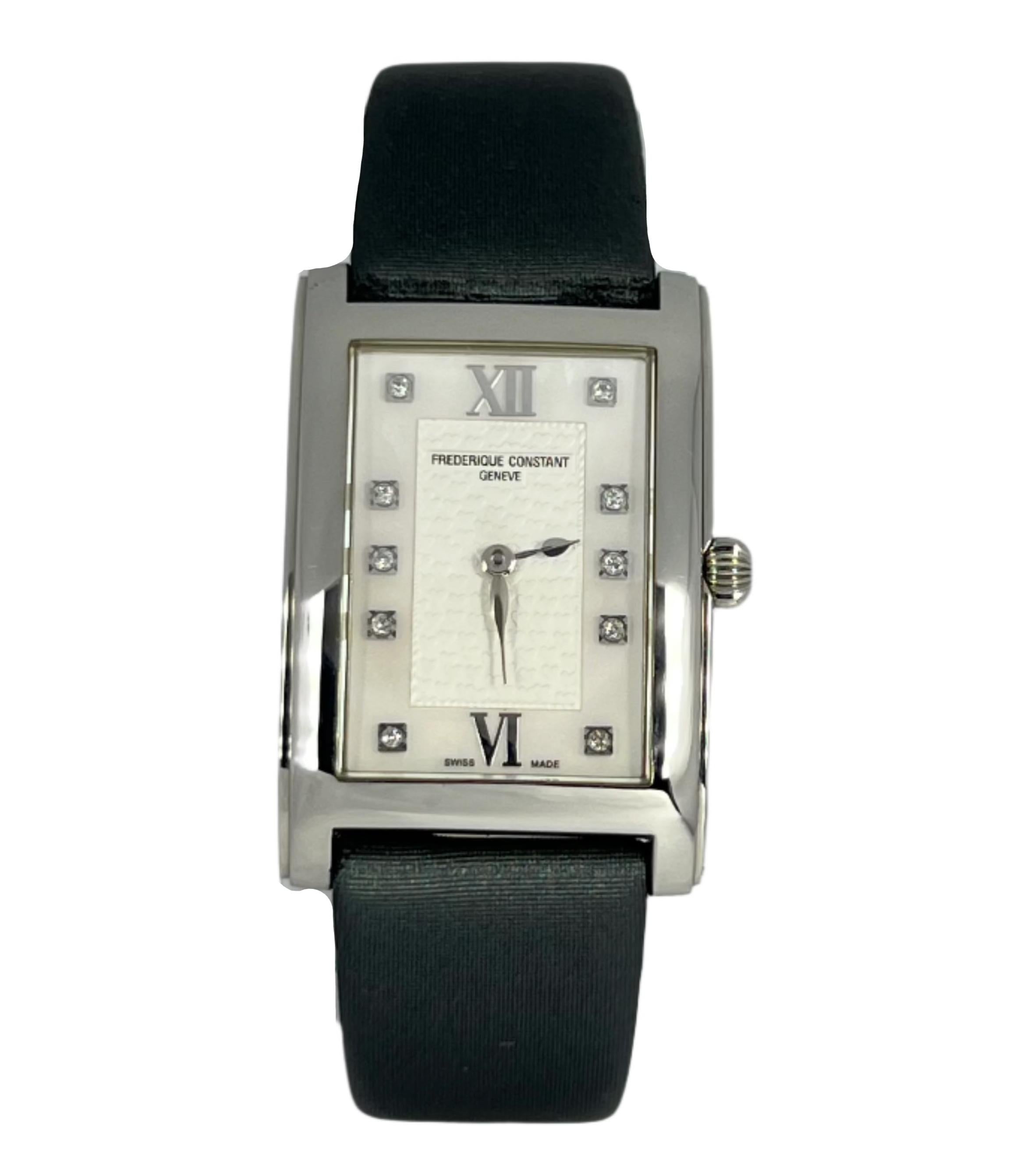 Frederique Constant Carree Collection  Montre FC200WHDC26 en vente 1