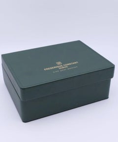 Frederique Constant Carree Heart Beat Date 2010 "NIE GEBRAUCHT"