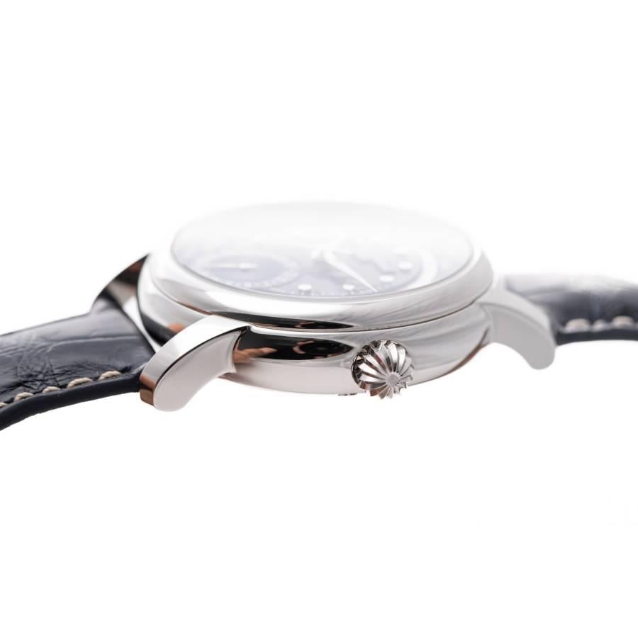 Frederique Constant Classic Worldtimer 42 Blaues Zifferblatt Neu 2022 Ref FC.718NWM4M6 im Angebot 5