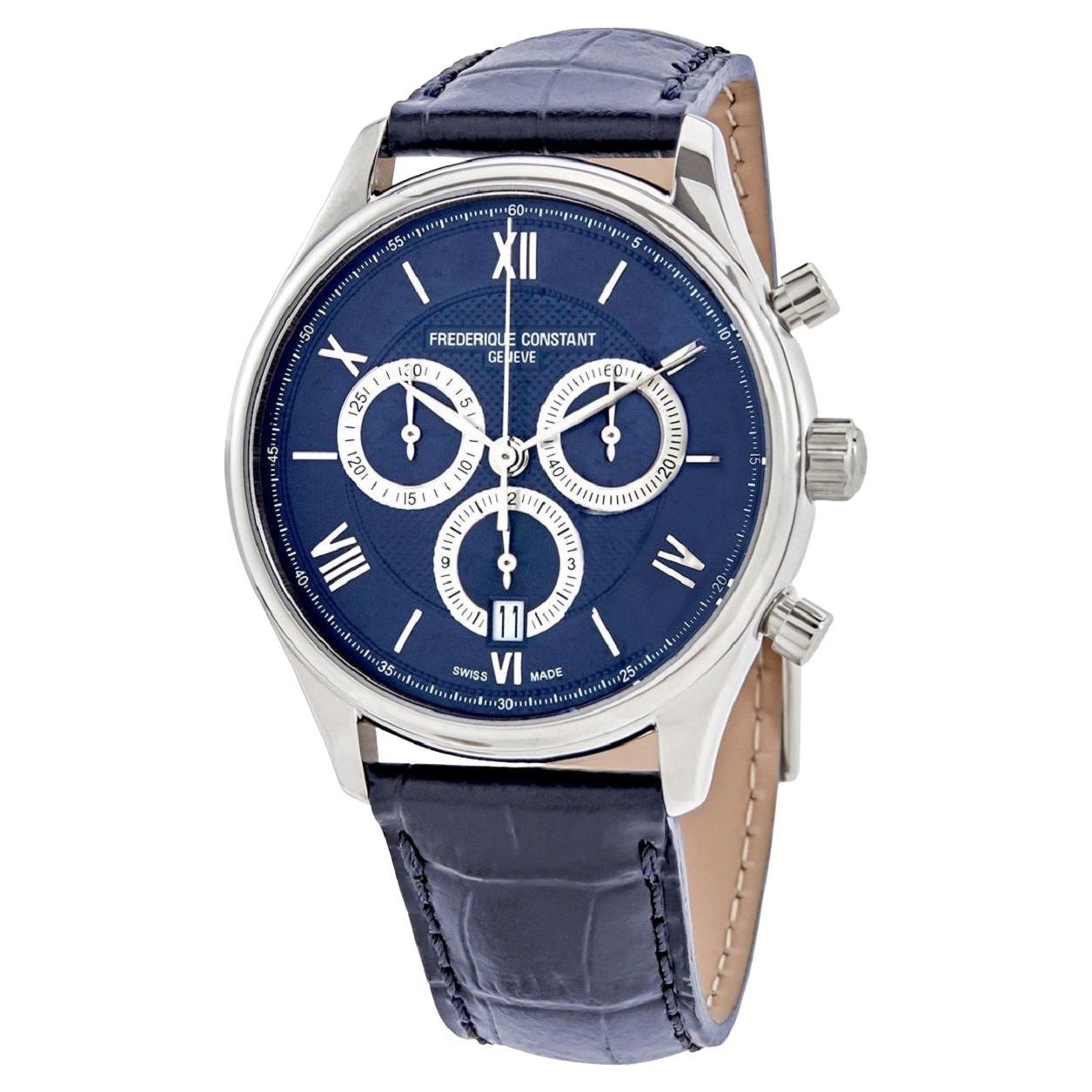 Frederique Constant Classics Chronograph Quartz Men’s Watch, FC-292MNS5B6 For Sale