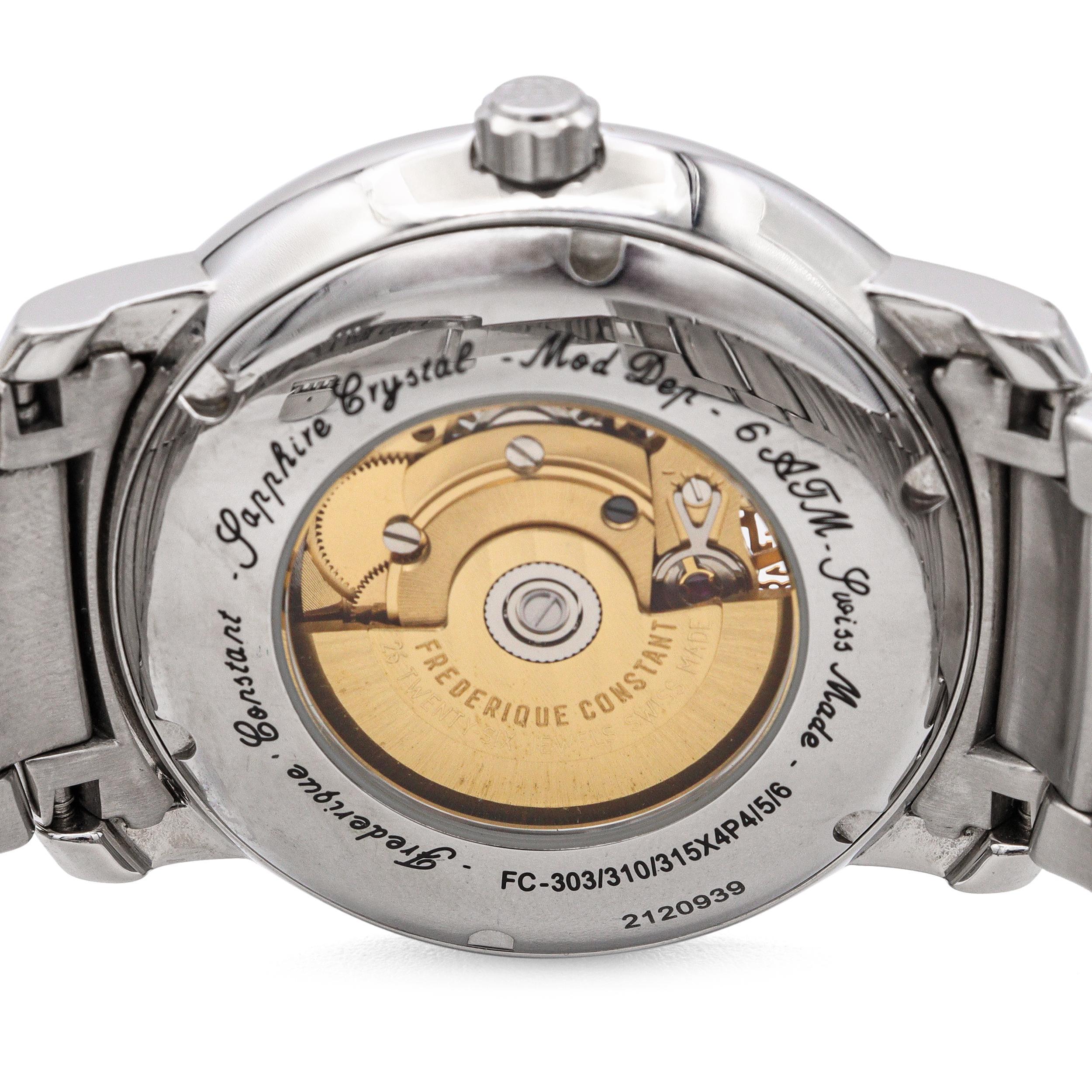 De los hombres Reloj automático Frederique Constant Classics Heart Beat Aperture para hombre en venta