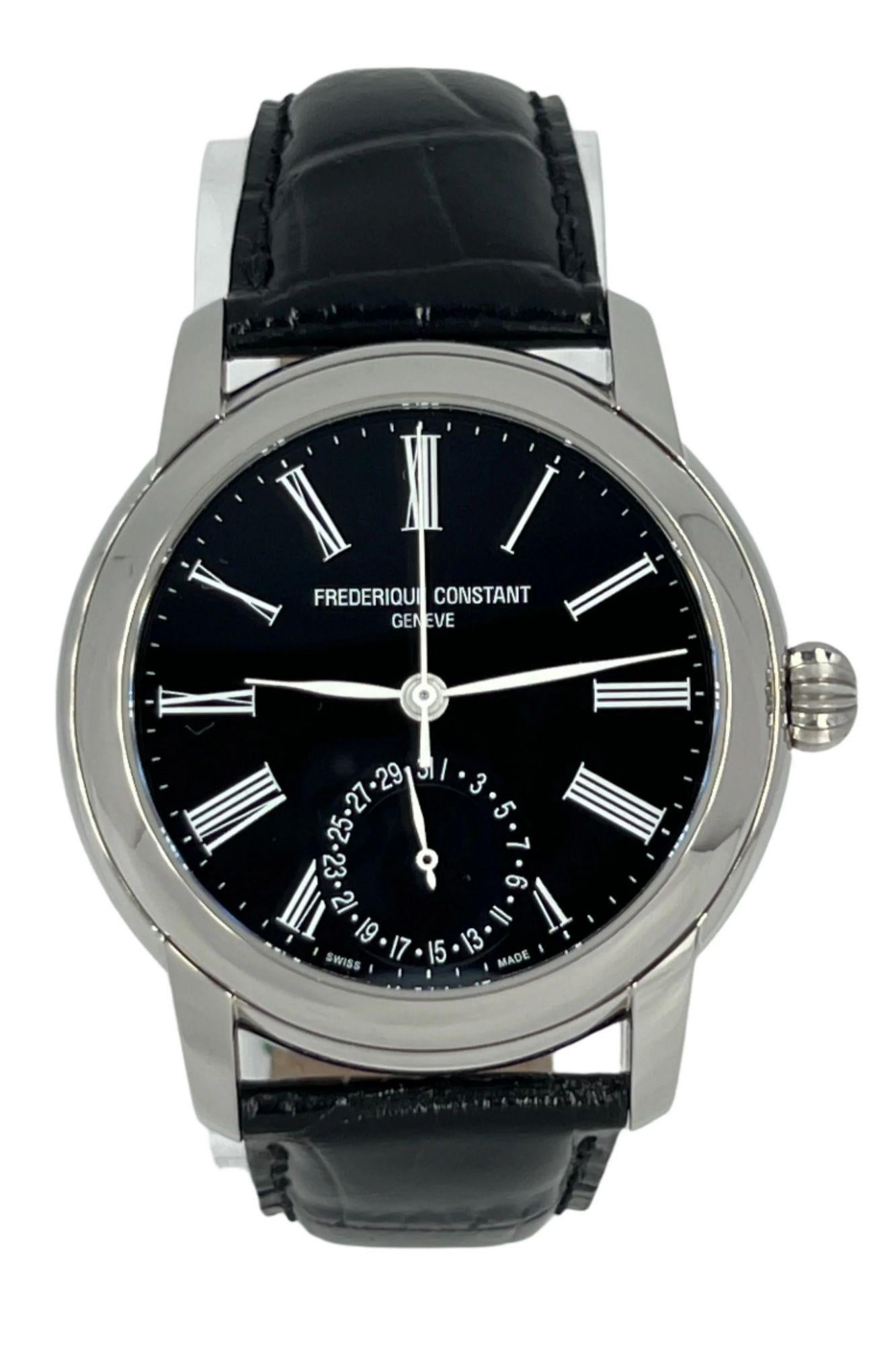 FC-710X4H4/5/6 Frederique Constant : Exquisite Elegance and Masterful Craftsmanship Indulge in the epitome of luxury with the Frederique Constant FC-710X4H4/5/6. This stunning timepiece features a 42 mm Stainless steel case that radiates