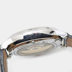 Frederique Constant Crococalf Leather Moonphase Date Men's Wristwatch 40 mm