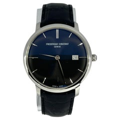 Frederique Constant Orologio da polso Geneve in acciaio inossidabile con data Ref FC306G4S6