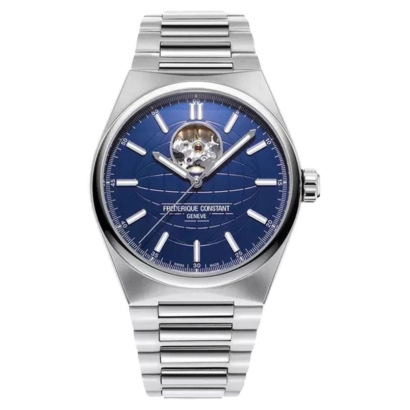 Montre Hommes Frederique Constant Highlife Heart Beat en acier inoxydable, FC-310N4NH6B en vente