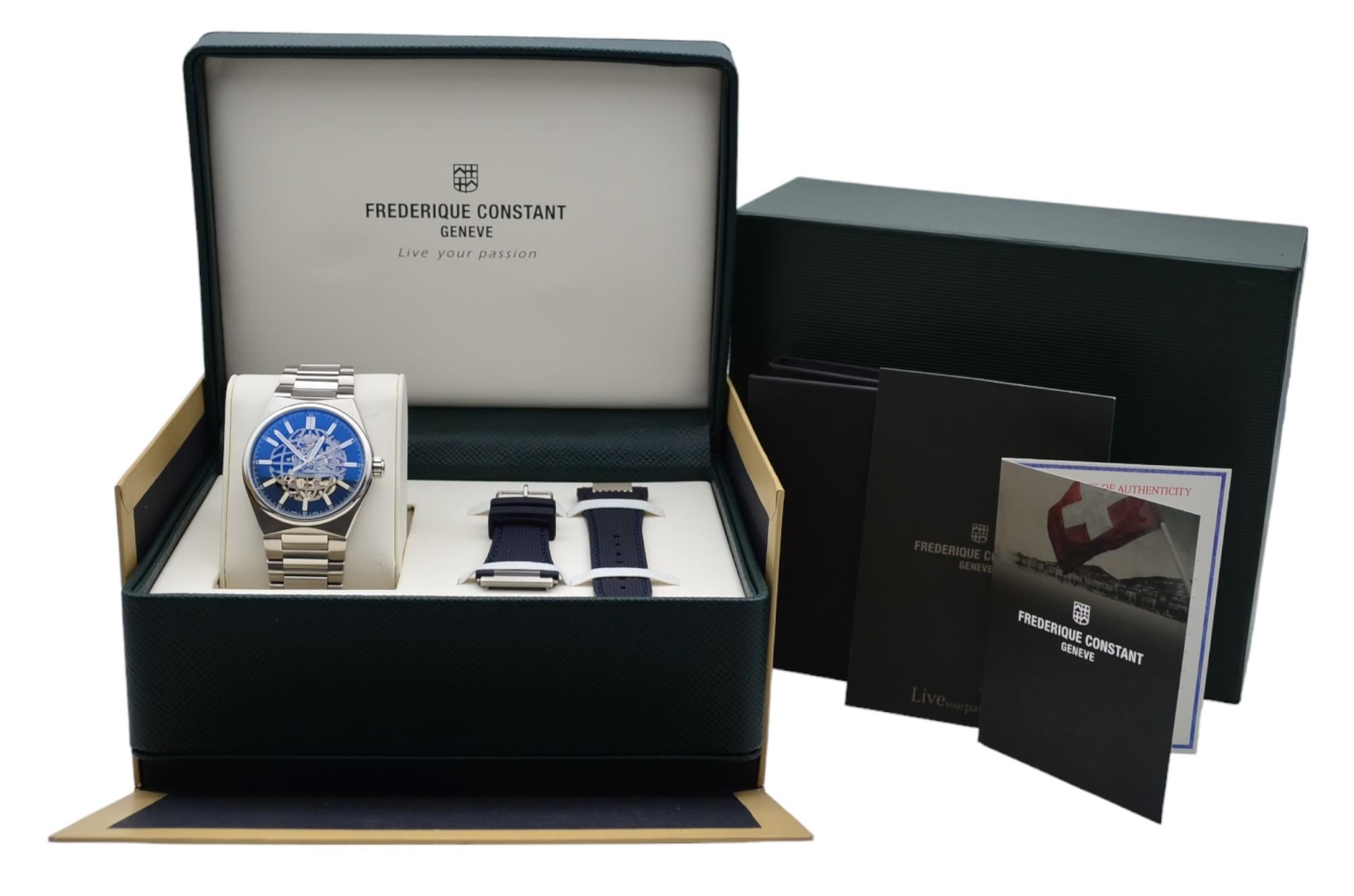 The watch is unworn and it’s working well. The total length of the bracelet (case+bracelet) is 20cm. The watch comes with the original box and documents, along with an AGS Jewelry warranty card. For more information about delivery, warranty and