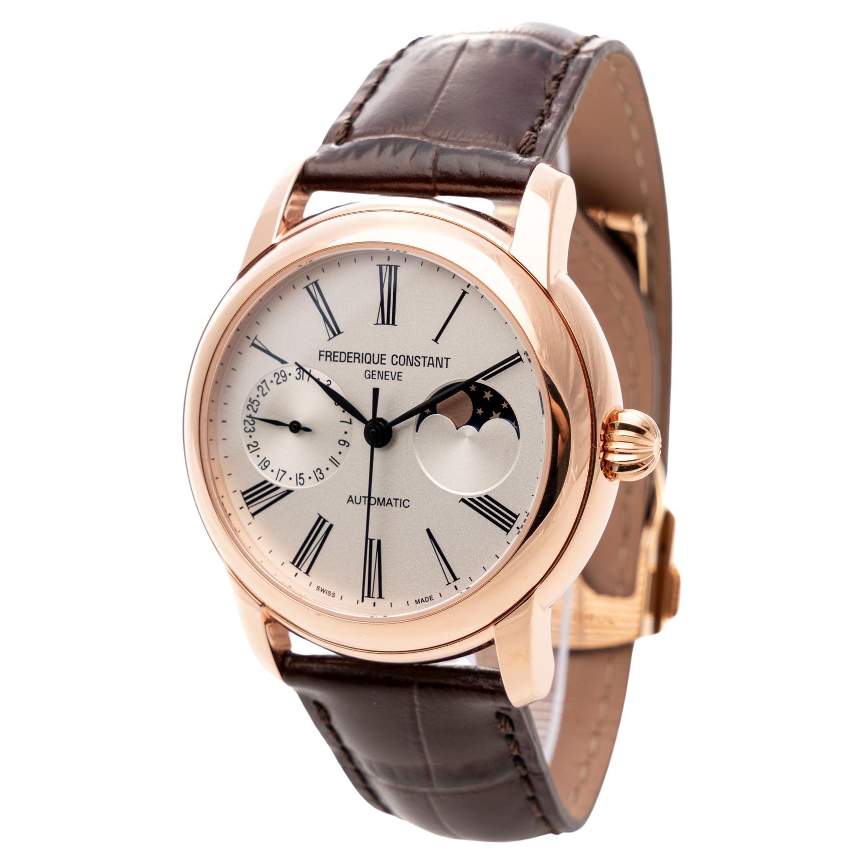Frederique Constant Manufacture Classic Moonphase 42 Rose Gold Plated FC712MS4H4