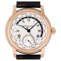 FREDERIQUE CONSTANT Manufacture Worldtimer, réf. FC-718MC4H4 COMME NEUF