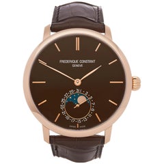 Frederique Constant Moonphase Ultra Thin FC-705X4S9 Men's Rose Gold Watch