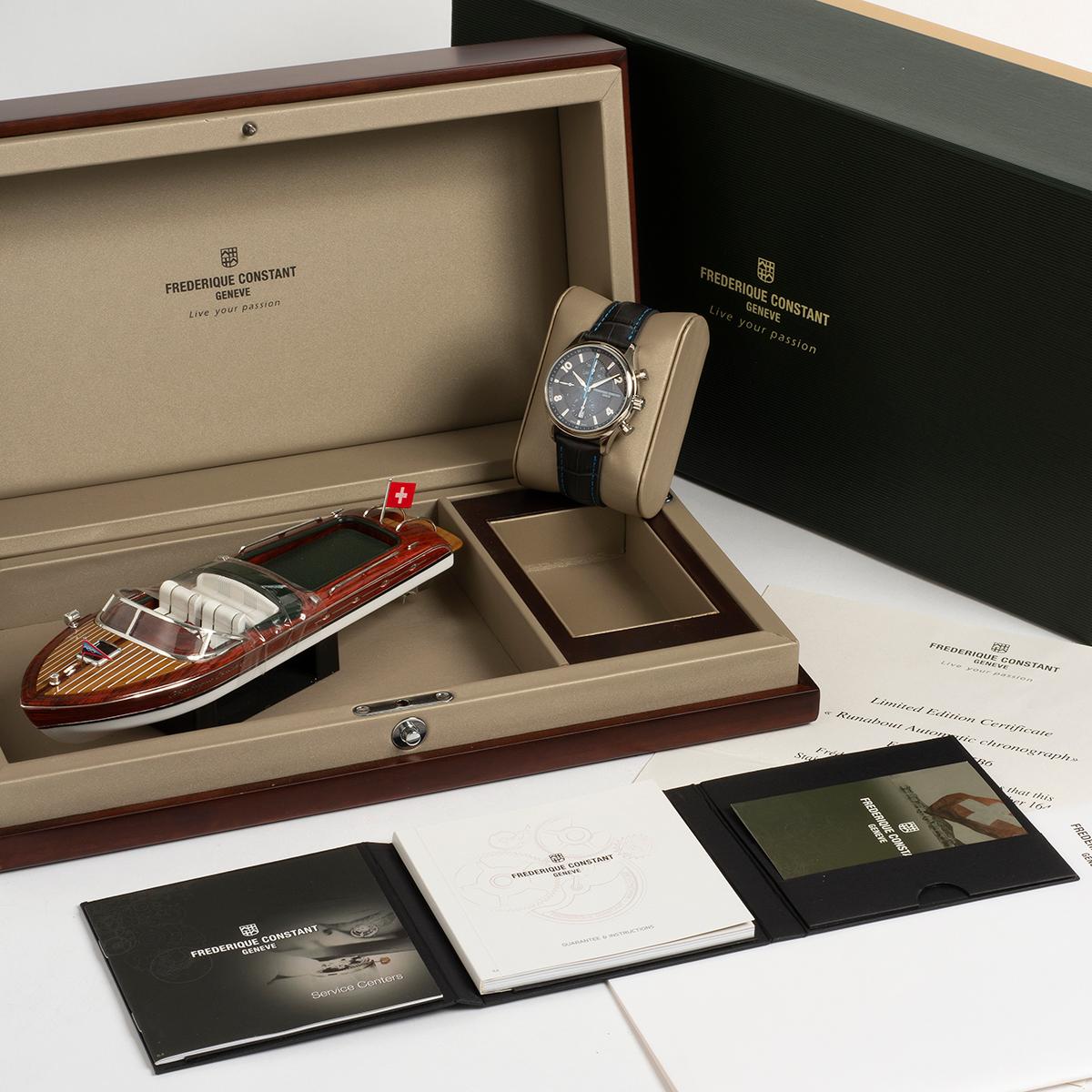 frederique constant runabout limited edition with boat frederique constant runabout limited edition with boat
