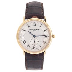 Frederique Constant Slimline Gent's Small Seconds Watch Leather Band 