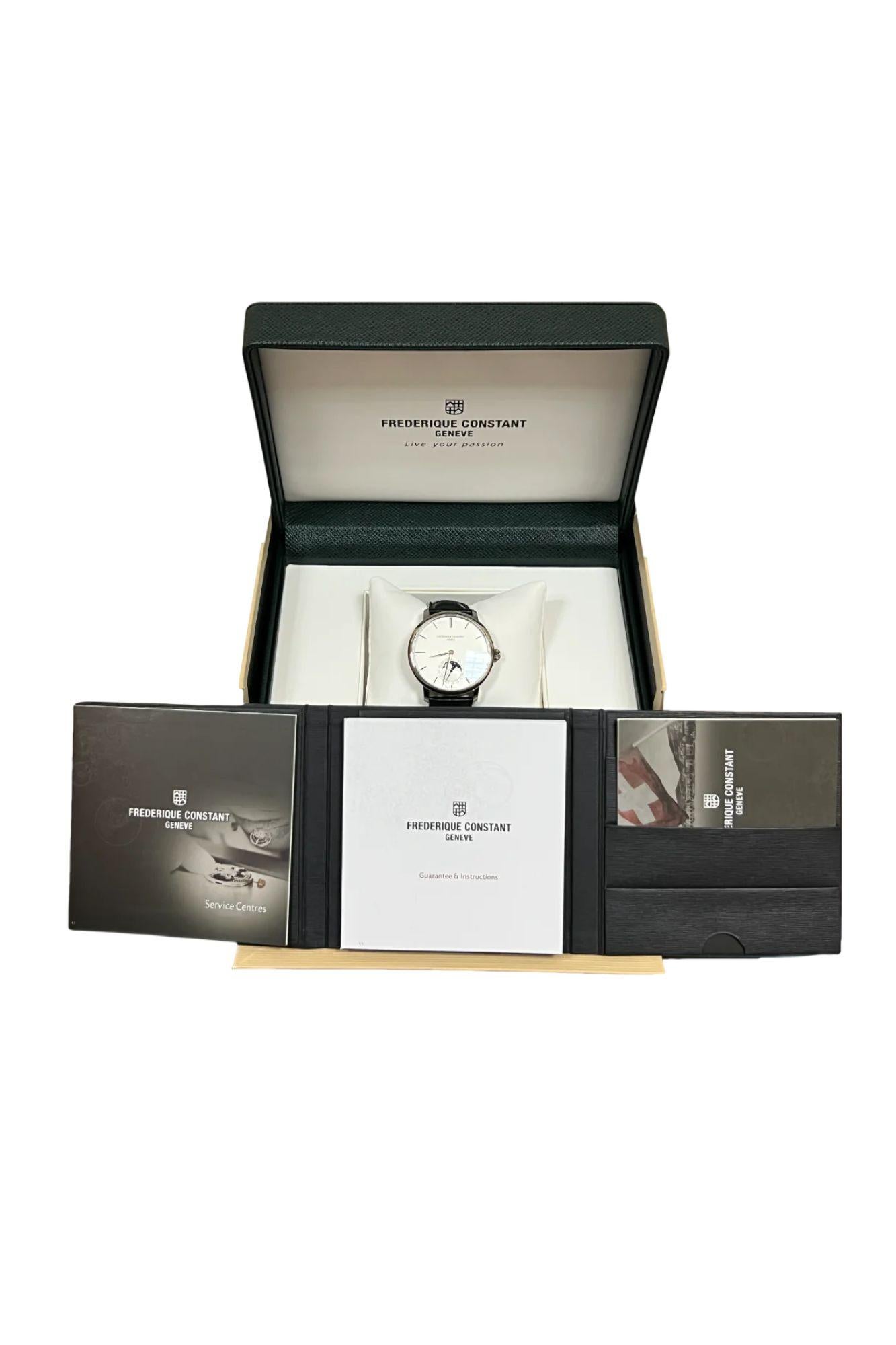 Frederique Constant Montre Slimline Moon Phase réf. FC705S4S6 Neuf - En vente à North Miami Beach, FL
